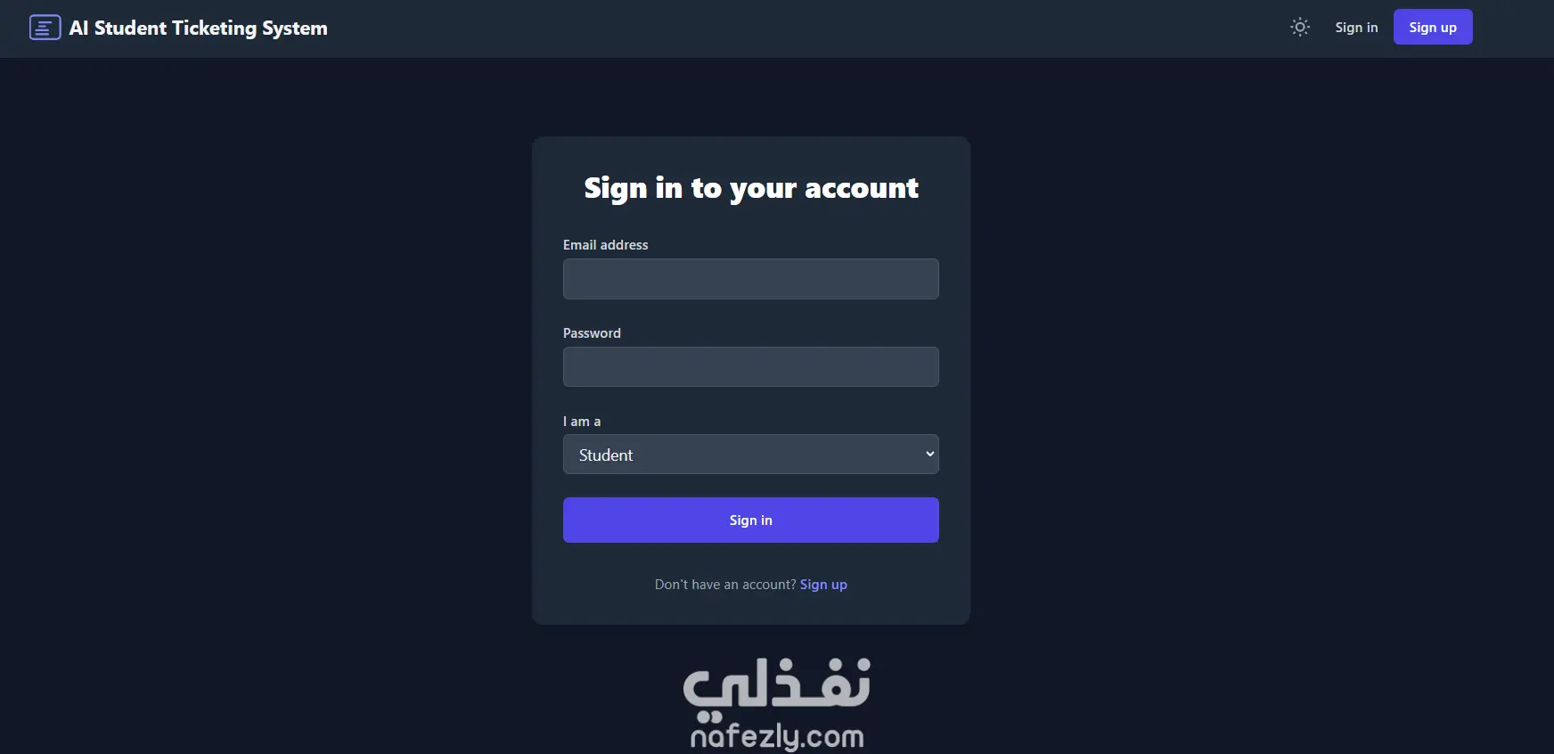 AI Student Ticketing System