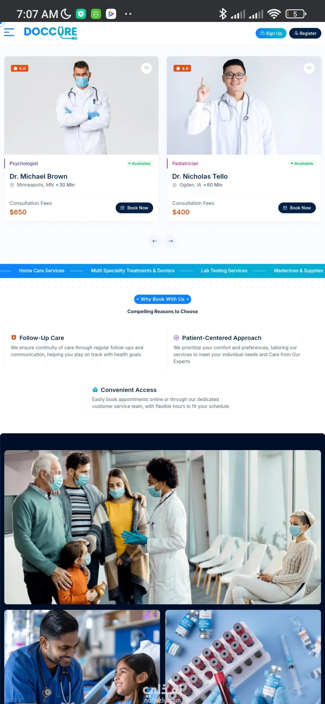 Clinic appointment system