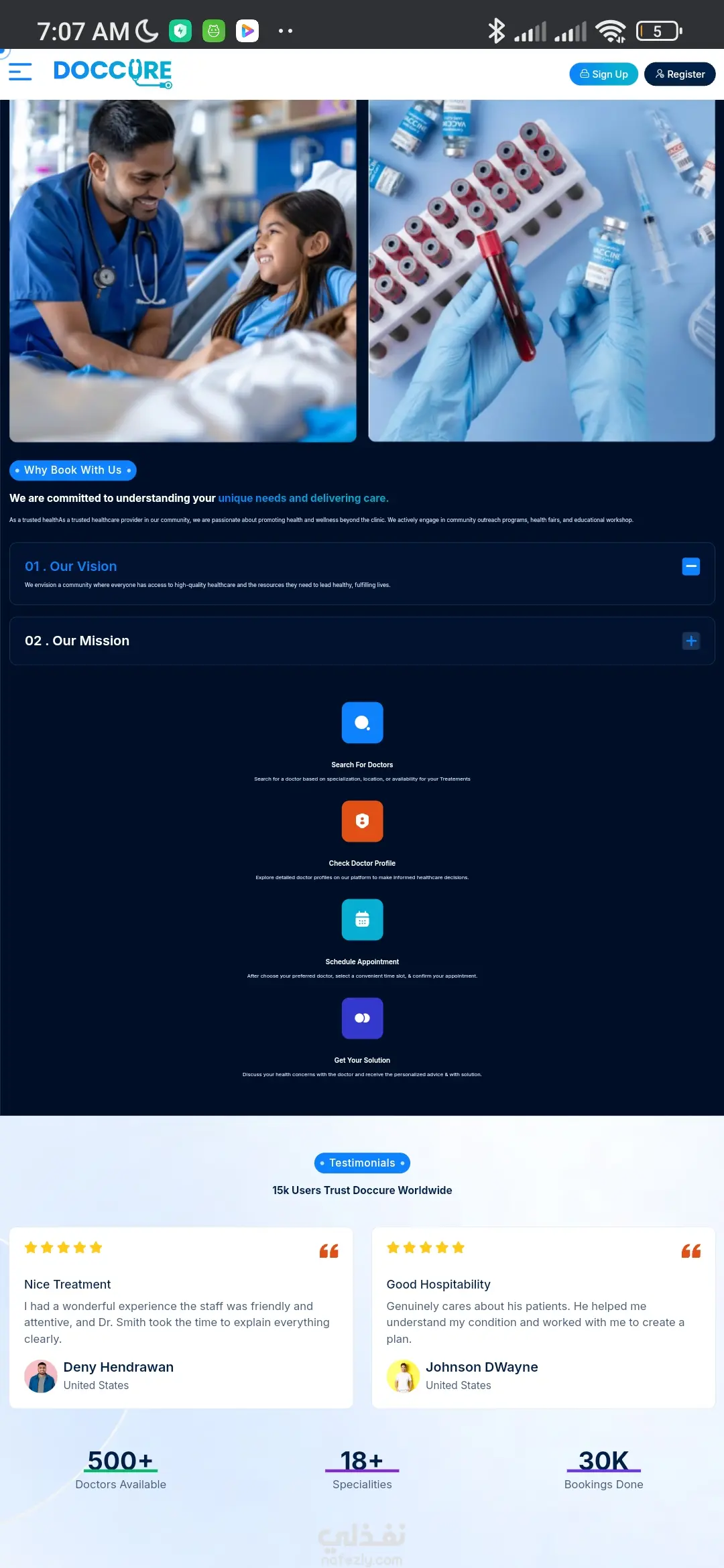 Clinic appointment system