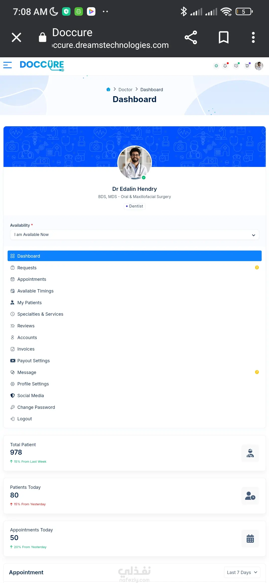 Clinic appointment system