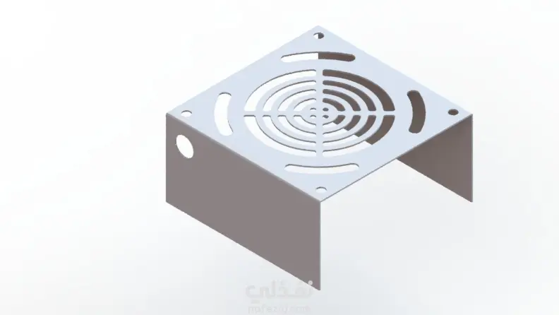 تصميم Sheet Metal لصندوق كهربائي