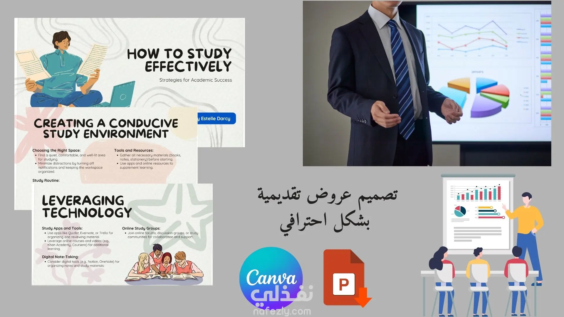 تصميم عروض تقديمية بشكل احترافي