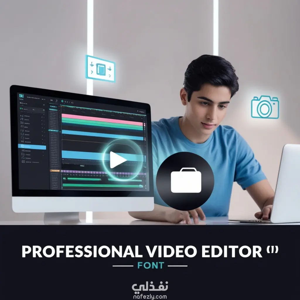 مونتاج فيديو احترافي بجودة عالية وإخراج إبداعي يناسب جميع المنصات