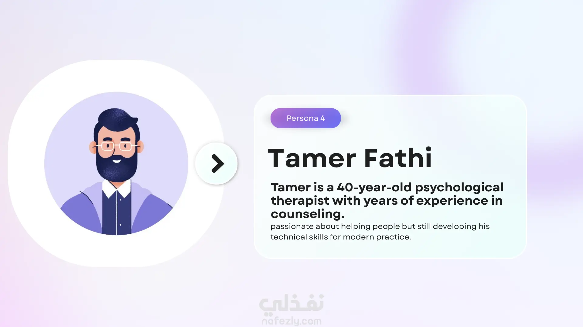تصميم وتنسيق (User Personas) مبنية على بيانات حقيقية - تصميم شرائح UX/التسويق