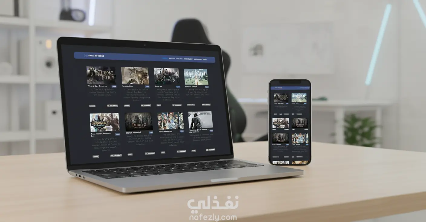 موقع مراجعات ألعاب تفاعلي – Game Over