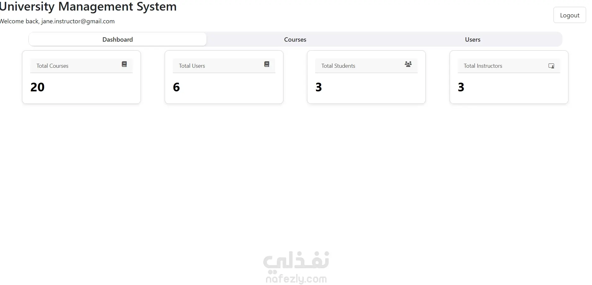 عمل واجهه اماميه ل سيستم جامعه