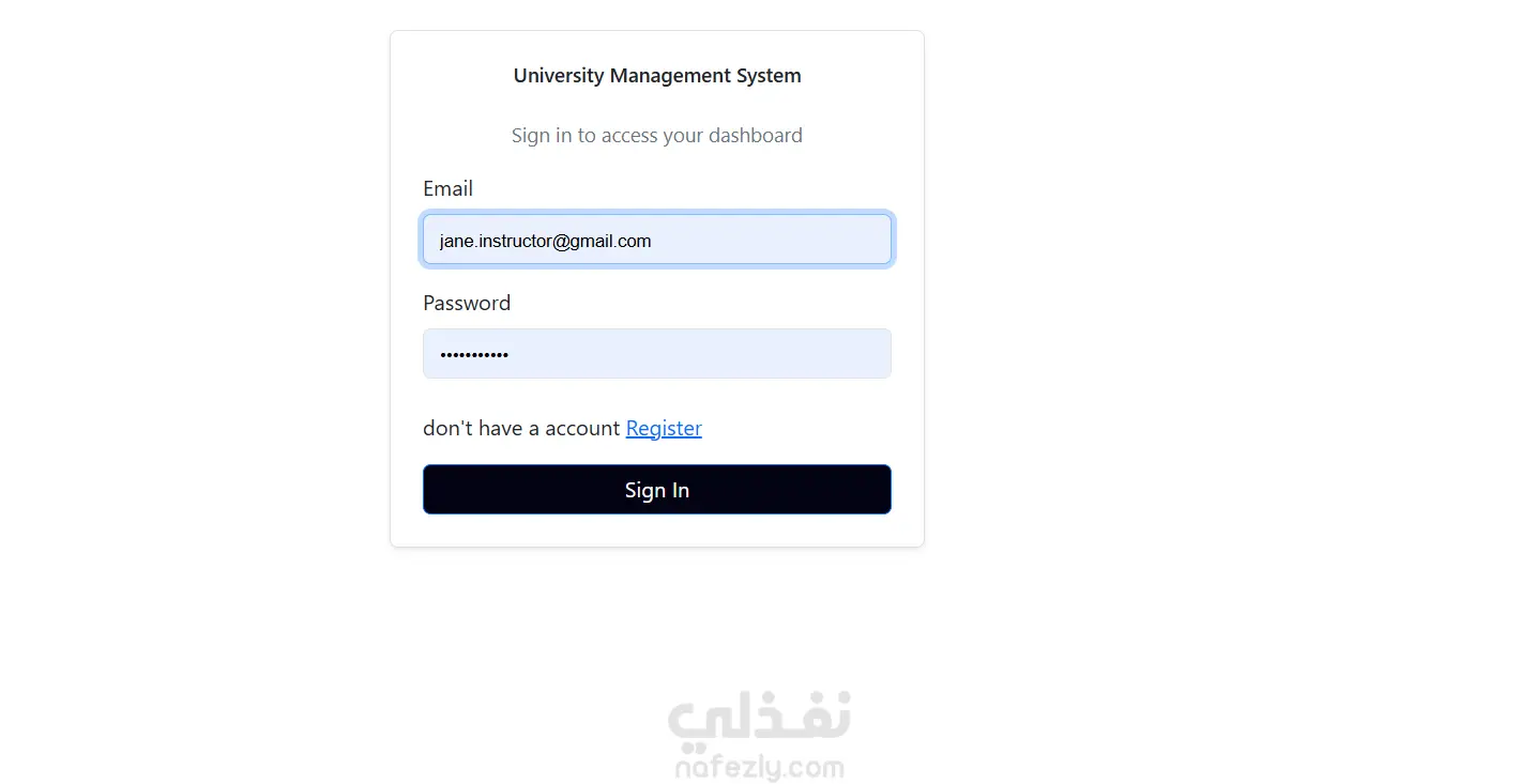 عمل واجهه اماميه ل سيستم جامعه