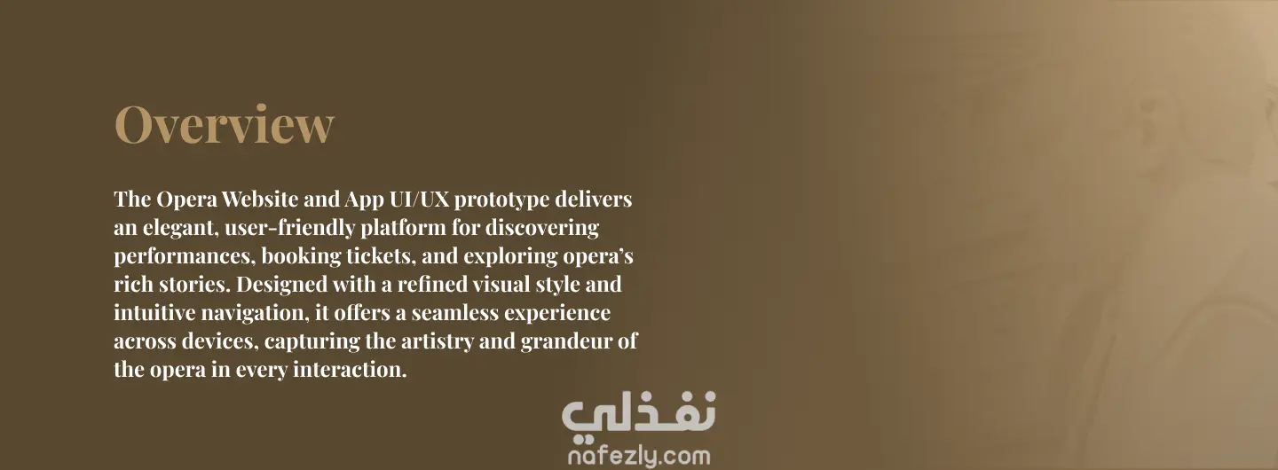 Alexandria Opera House website and mobile app تطبيق و موقع دار الاوبرا