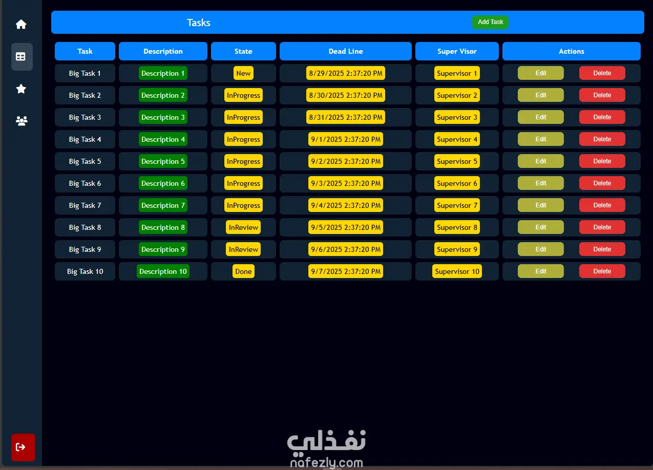 Task Management Website