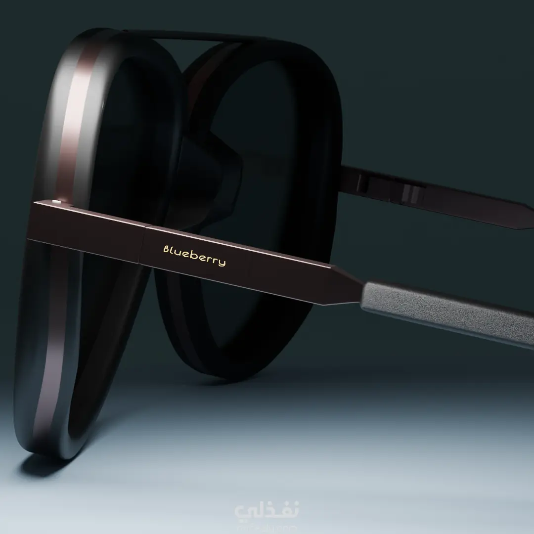 تصميم اعلان ثري دي 3d احترافي لشركة Blueberry