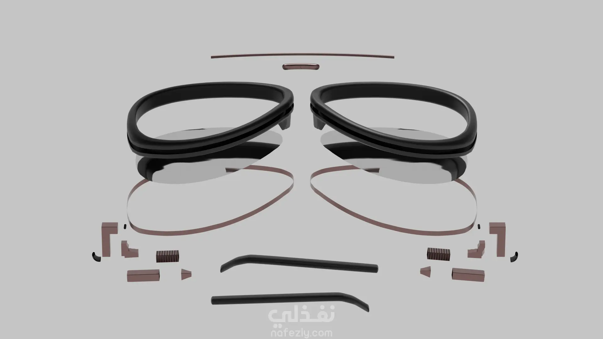 تصميم اعلان ثري دي 3d احترافي لشركة Blueberry