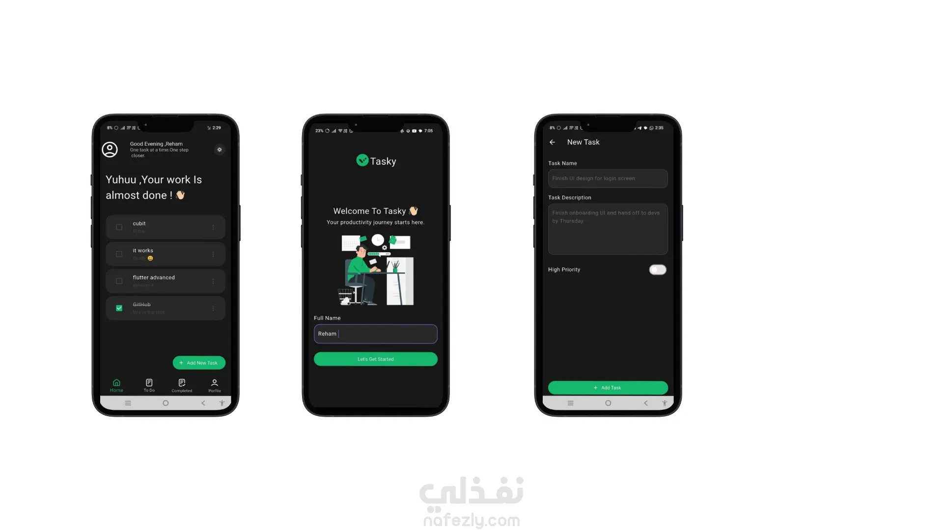 تطبيق TODO App لادارة المهام