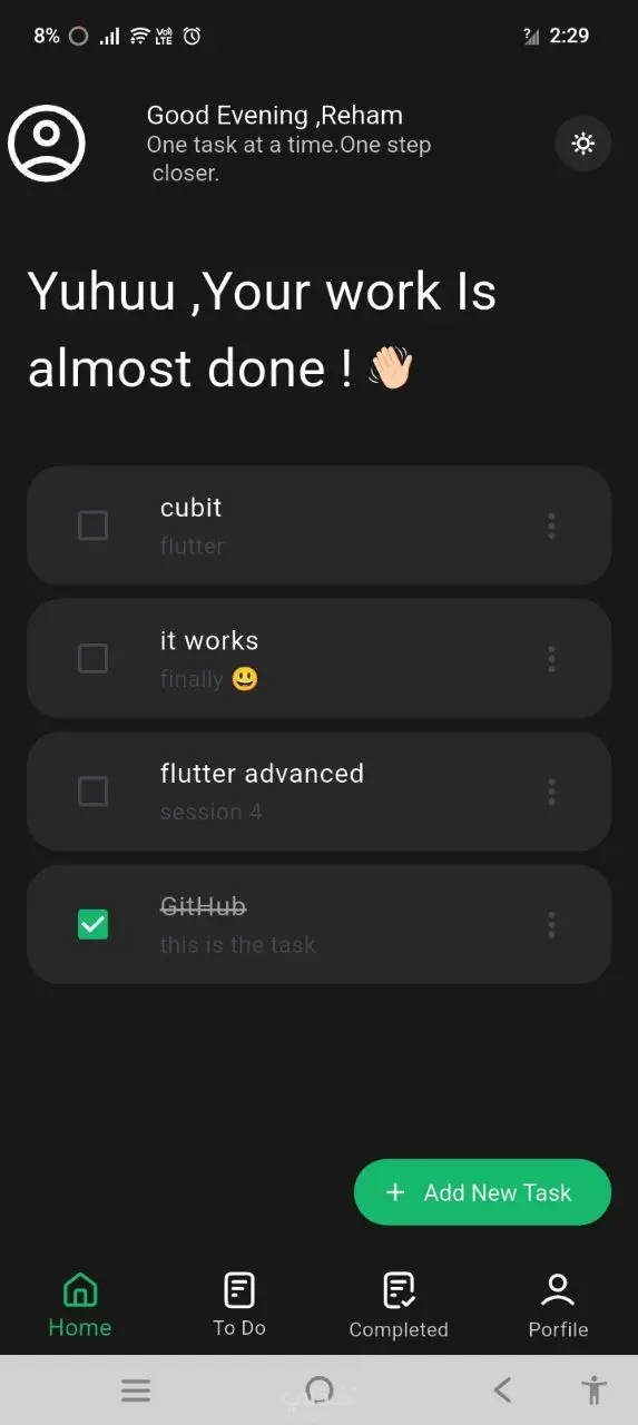 تطبيق TODO App لادارة المهام