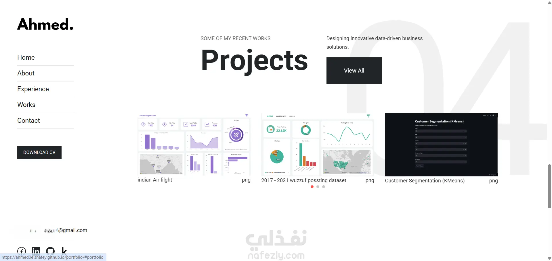 تصميم بورتفوليو احترافي يبرز مهاراتك وأعمالك