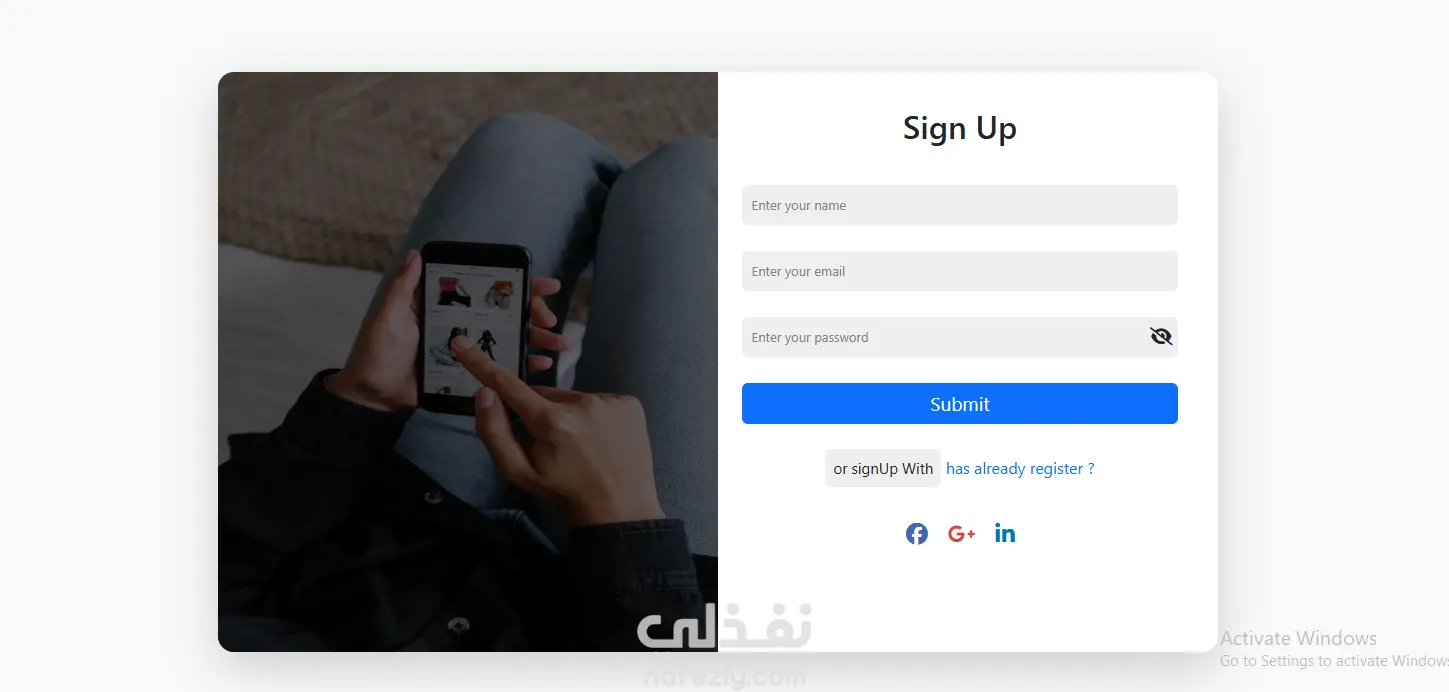 المشروع عبارة عن متجر إلكتروني مصغر (Mini E-Commerce Store) تم بناؤه باستخدام  html ,CSS , bootstrap , JavaScript