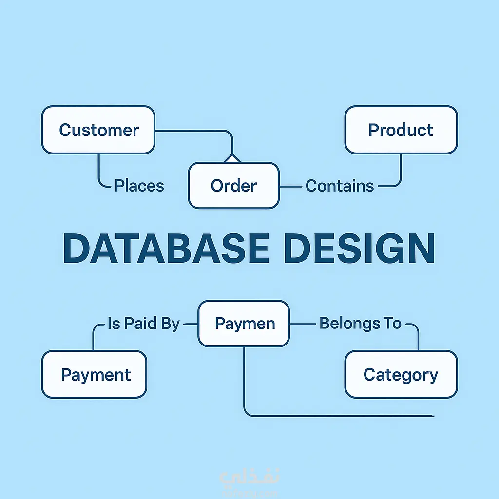 انشاء قاعدة بيانات بواسطة SQL&ERD
