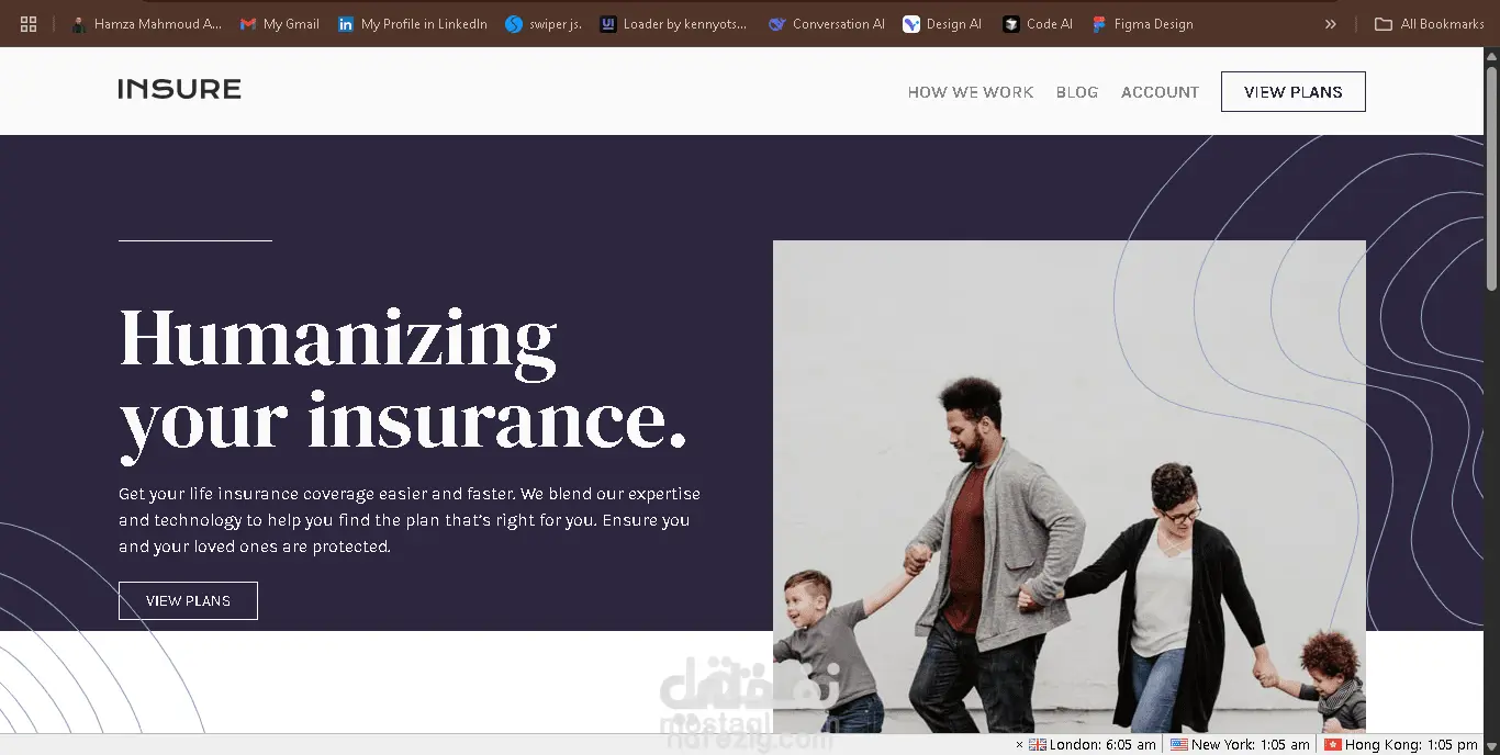 Insure – Responsive Insurance Landing Page