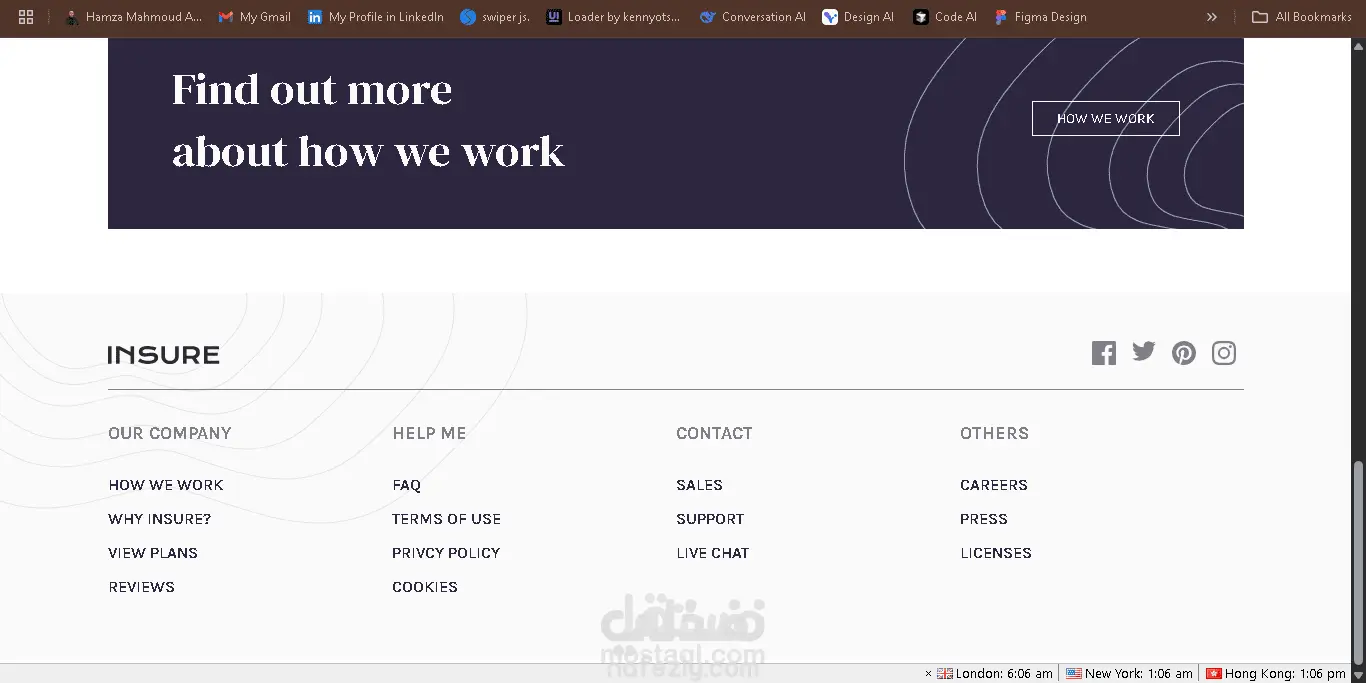 Insure – Responsive Insurance Landing Page