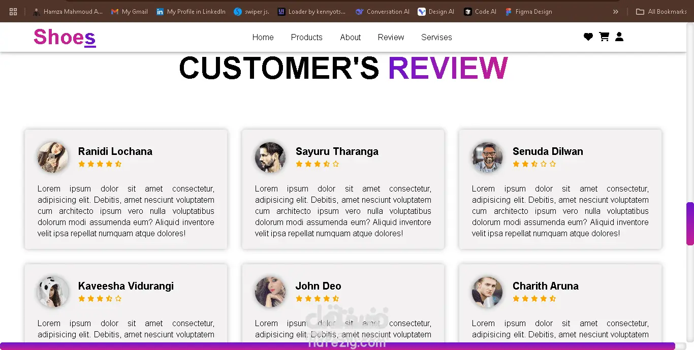 Shoes Website – Responsive E-Commerce Product Showcase