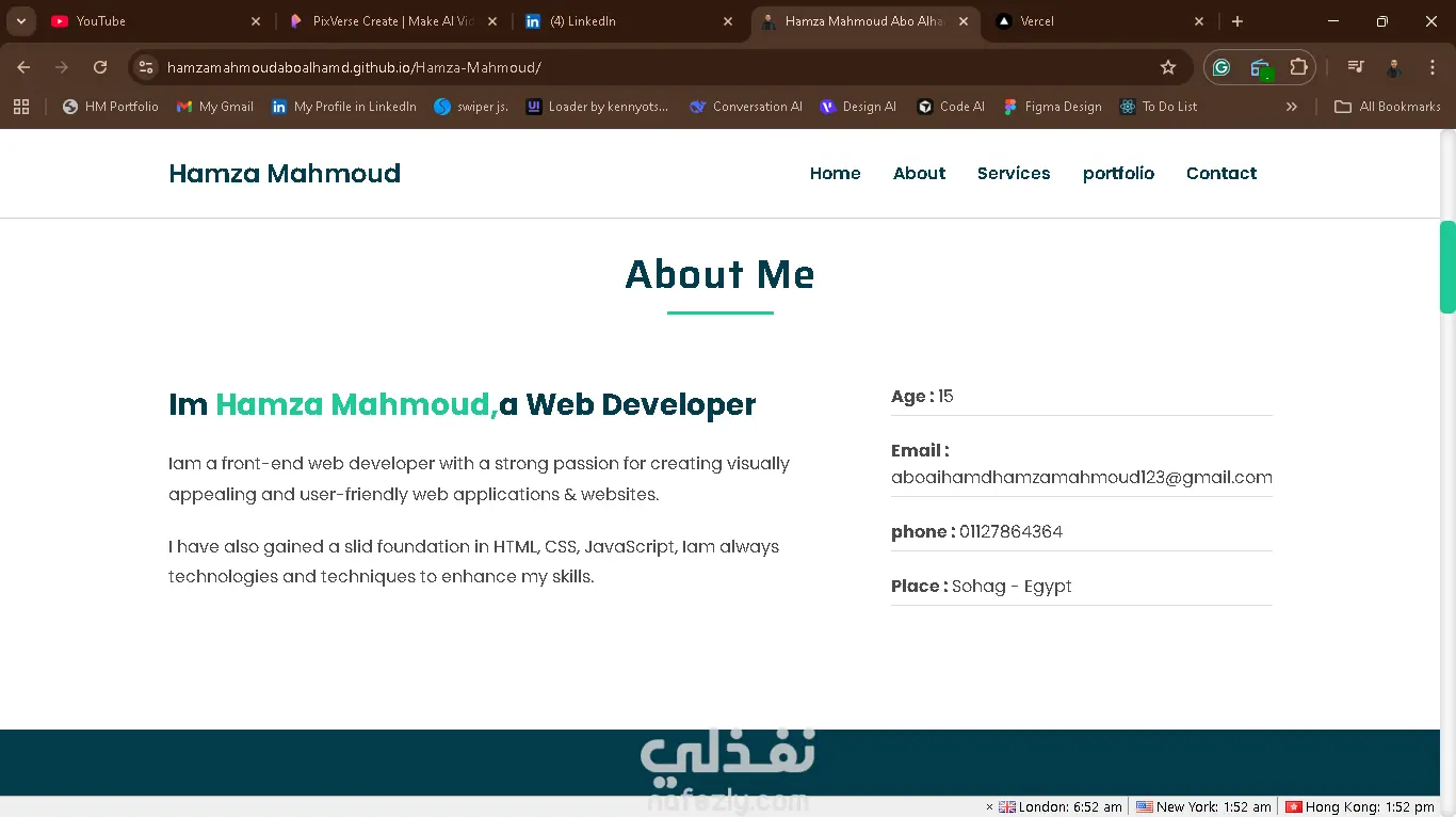 Personal Portfolio Website