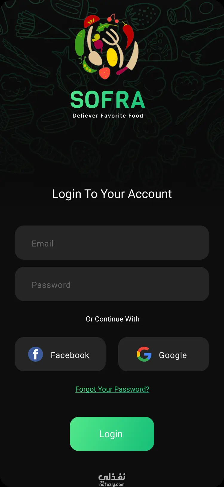 Sofra Mobile App