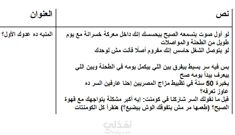 كتابة محتوى تسويقي إحترافي  لمواقع التواصل الإجتماعي