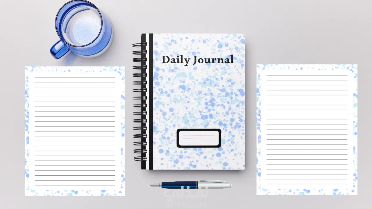 تصميم نوت بوك احترافية للنشر في المواقع الإلكترونية