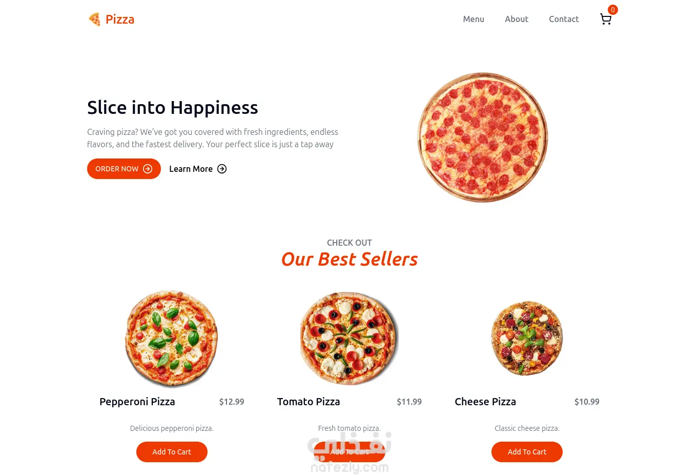 Food Ordering App - تطبيق طلب طعام