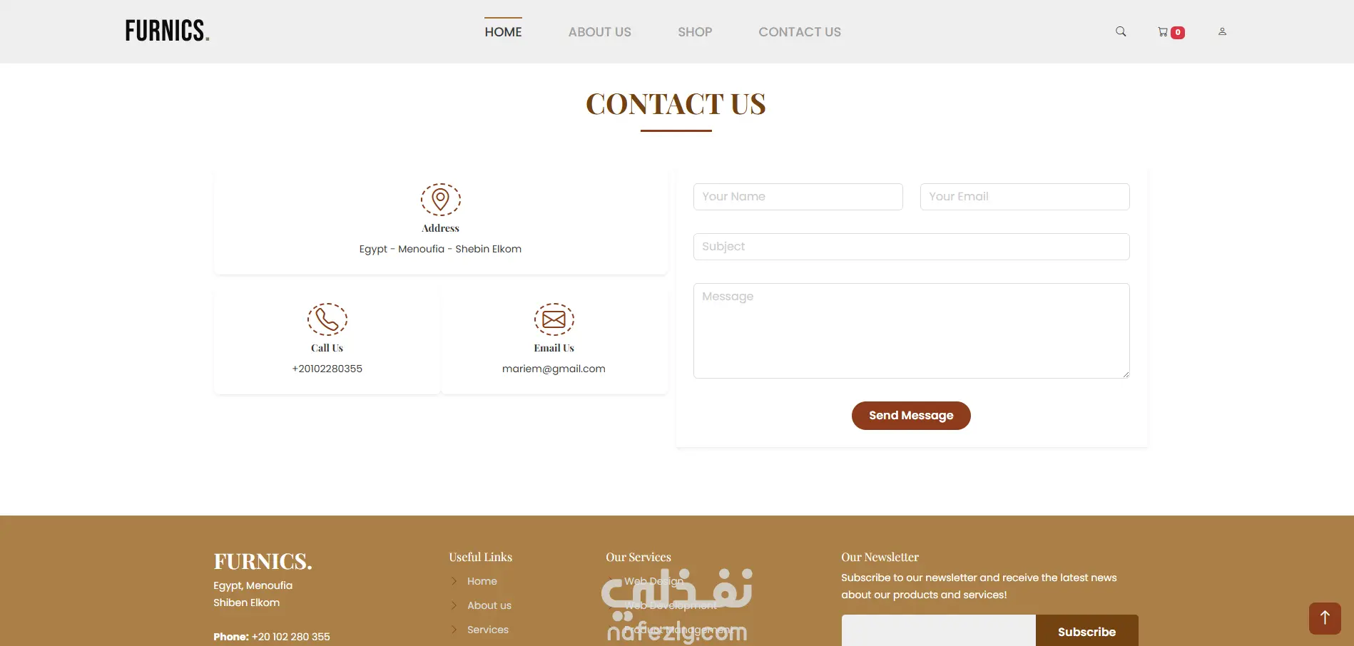 تصميم مواقع باستخدام HTML5, CSS3, JavaScript
