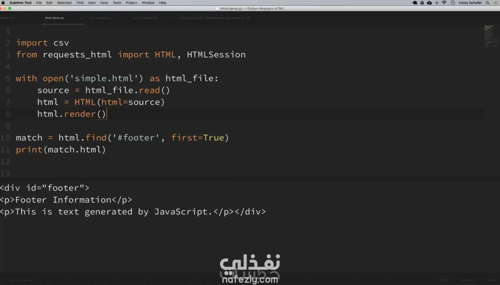 استخراج وجمع البيانات من صفحات المواقع Web Scraping