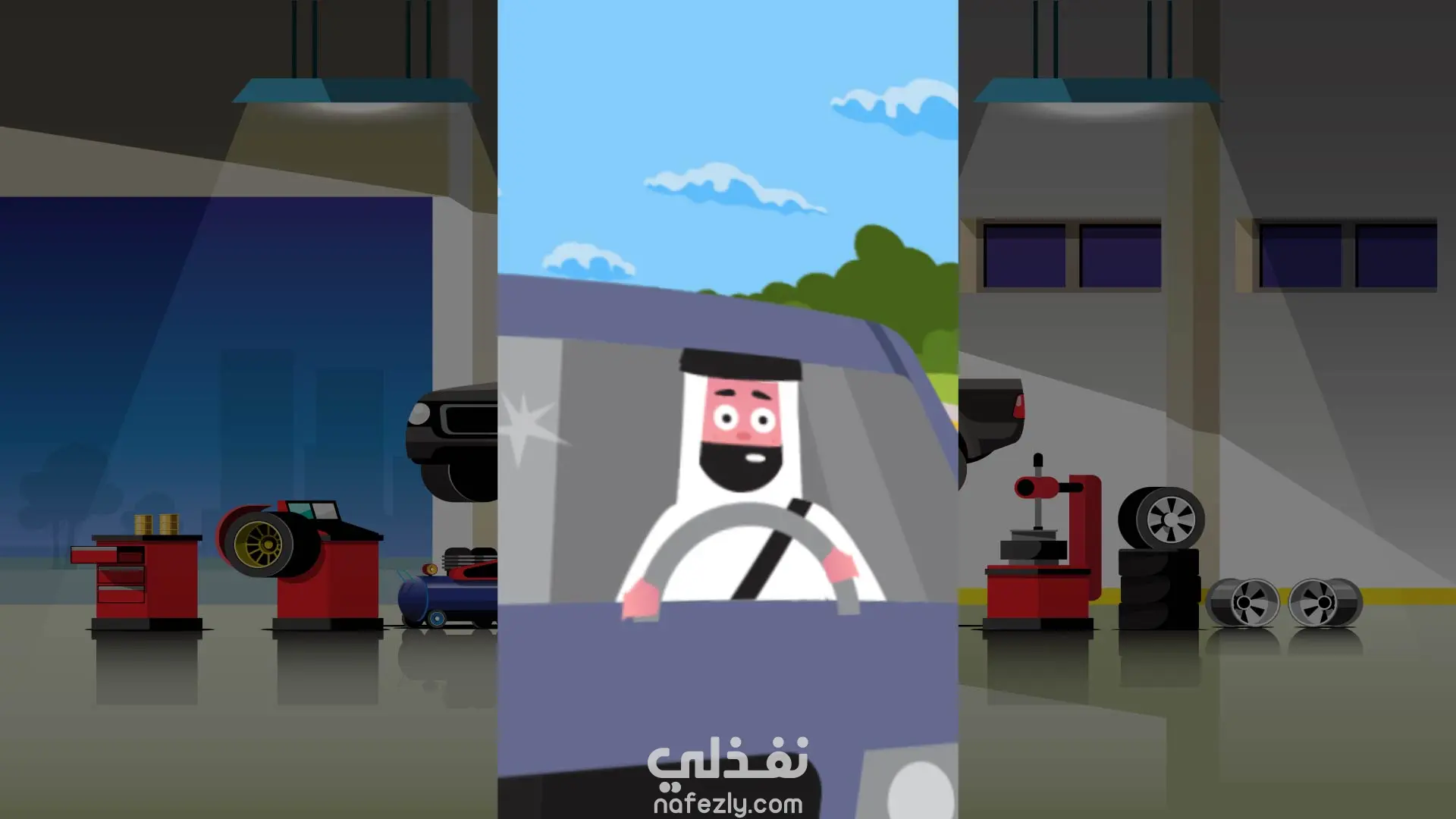 Car Repair Workshop – Animated Promo Video (Motion Graphics)