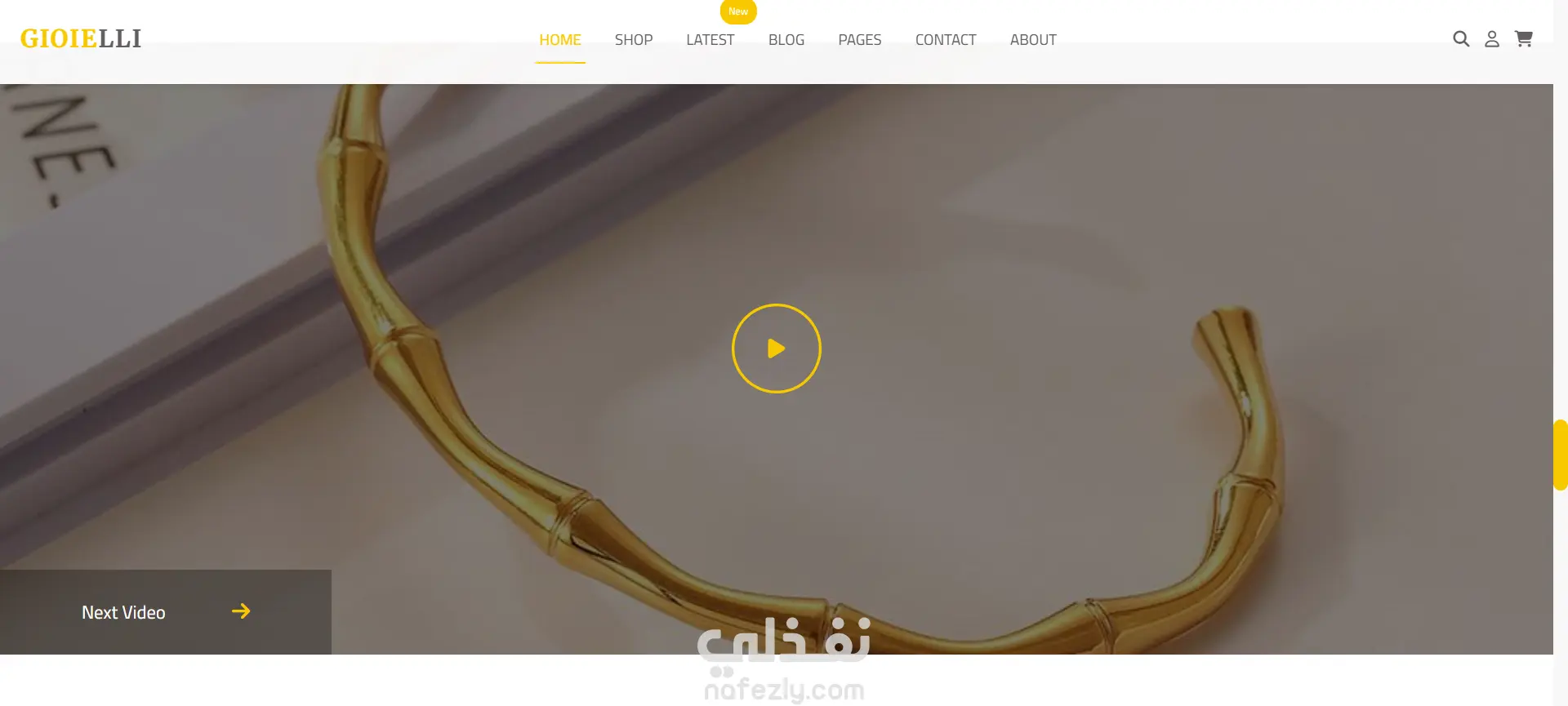 موقع إكسسوارات بتصميم متجاوب باستخدام HTML وCSS