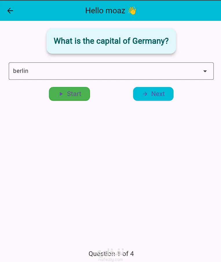 countries capitals quiz app