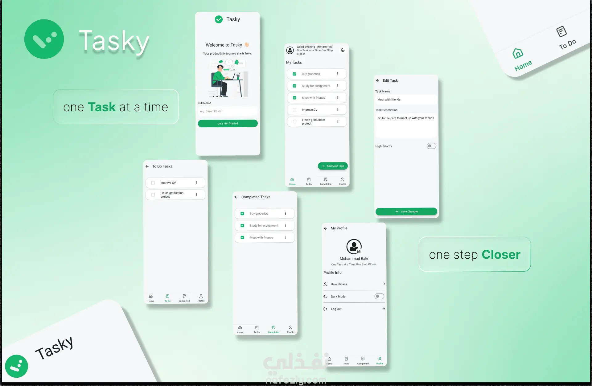 Tasky to-do app