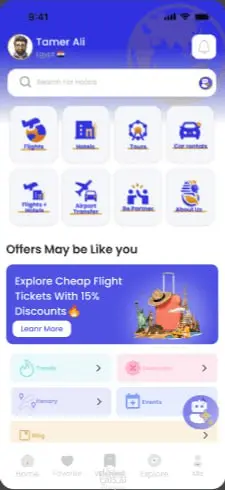 سفنكس جو: تطبيق سياحي متعدد المنصات