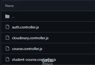 سيرفر NodeJs لموقع تعليمي