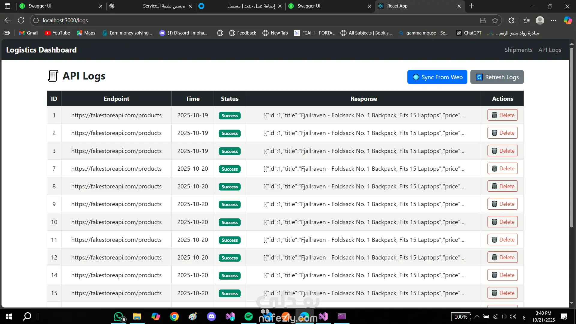 Logistic Management System