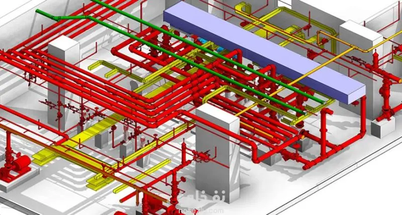 إعداد نموذج BIM متكامل لأنظمة ال MEP لكافة المباني