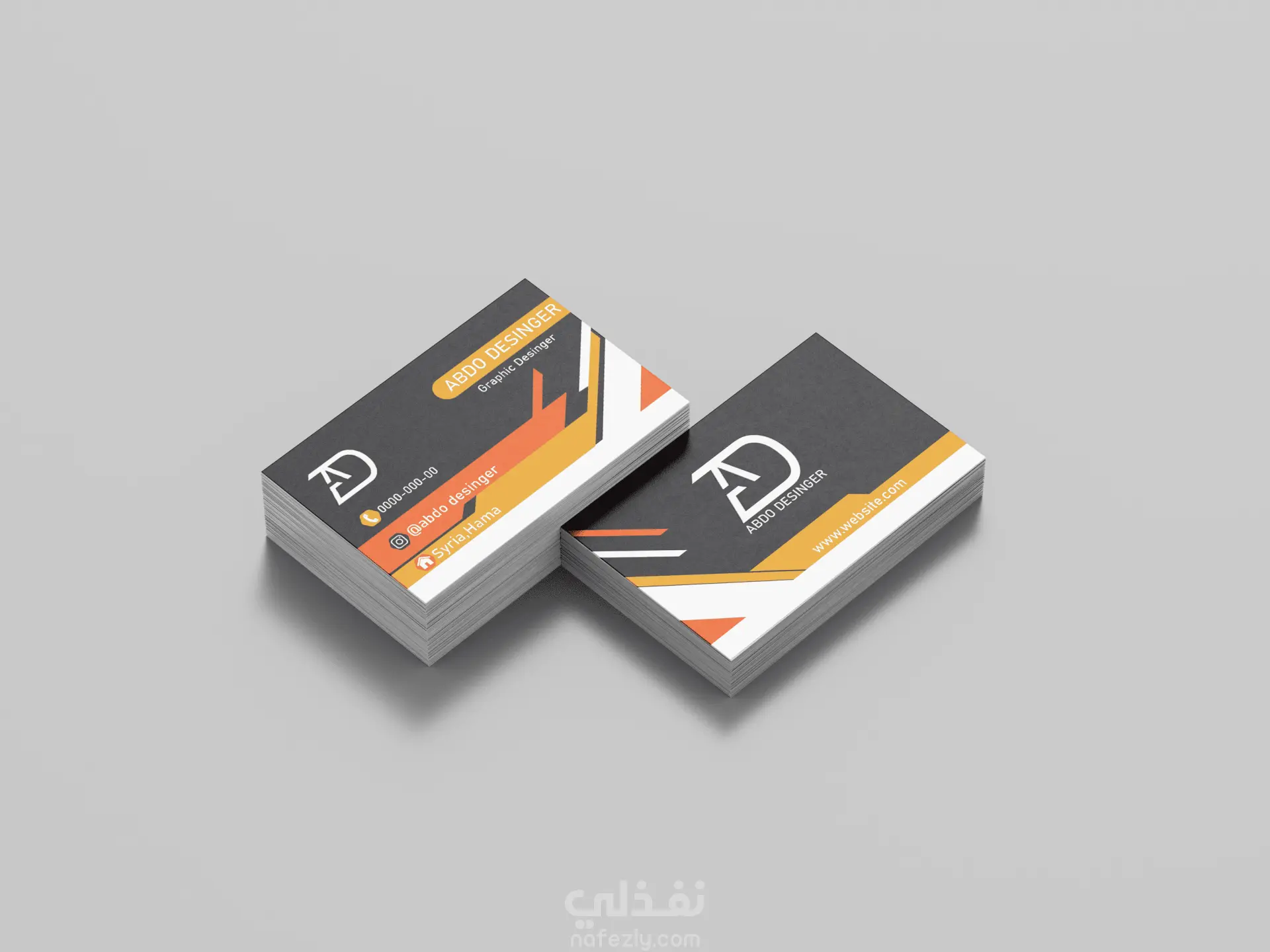 تصميم كروت عمل احترافية وفريدة تعكس هويتك