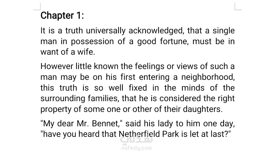 كتابة مميزة على برنامج Microsoft Word