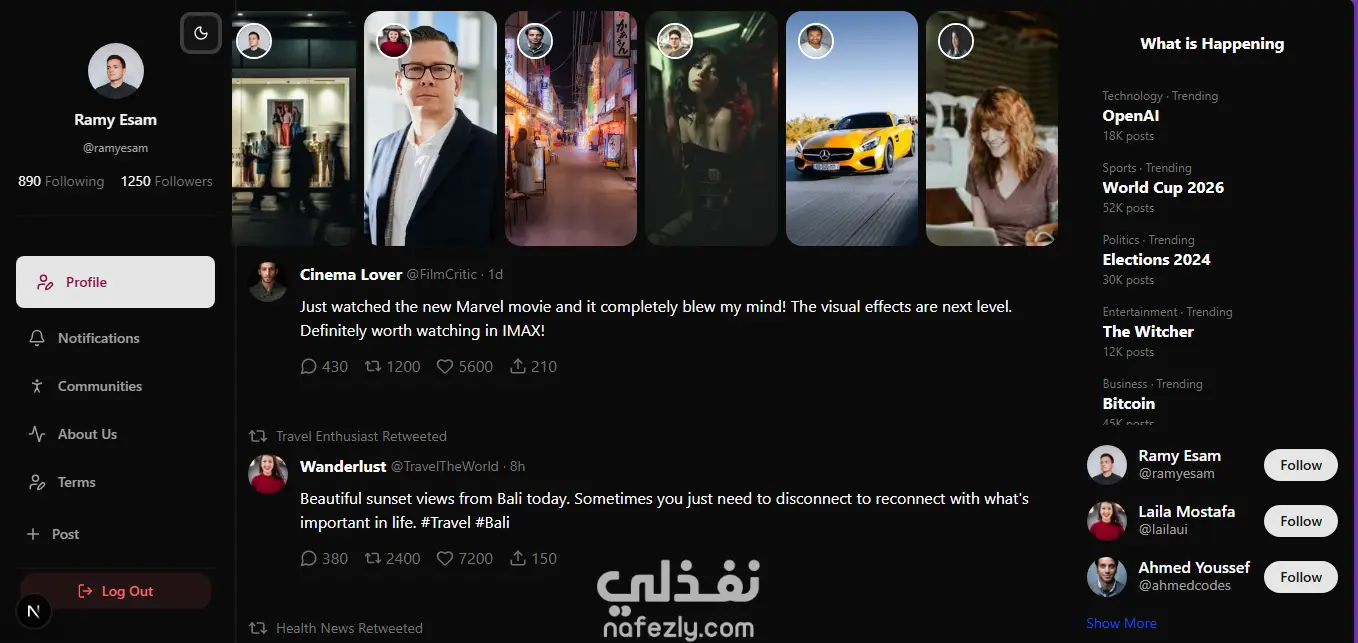 (social media web)Twitty – Twitter Clone
