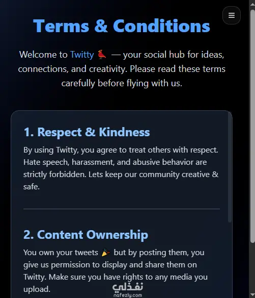 (social media web)Twitty – Twitter Clone