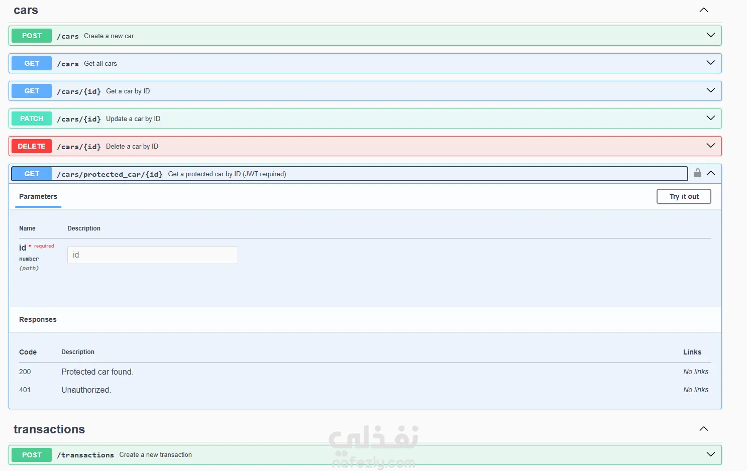 Nestjs Car Rental API