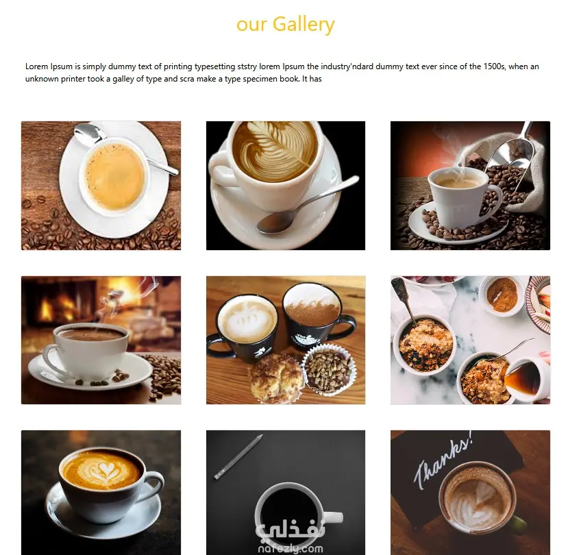 تصميم موقع احترافي بـ HTML / CSS /JavaScript/ Bootstrap (Responsive)