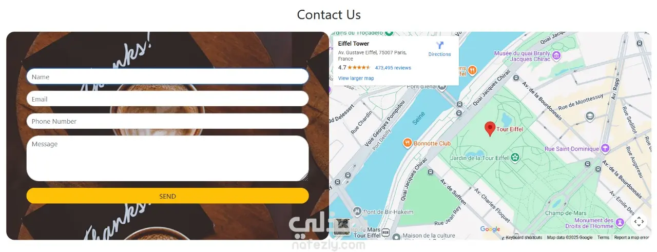 تصميم موقع احترافي بـ HTML / CSS /JavaScript/ Bootstrap (Responsive)