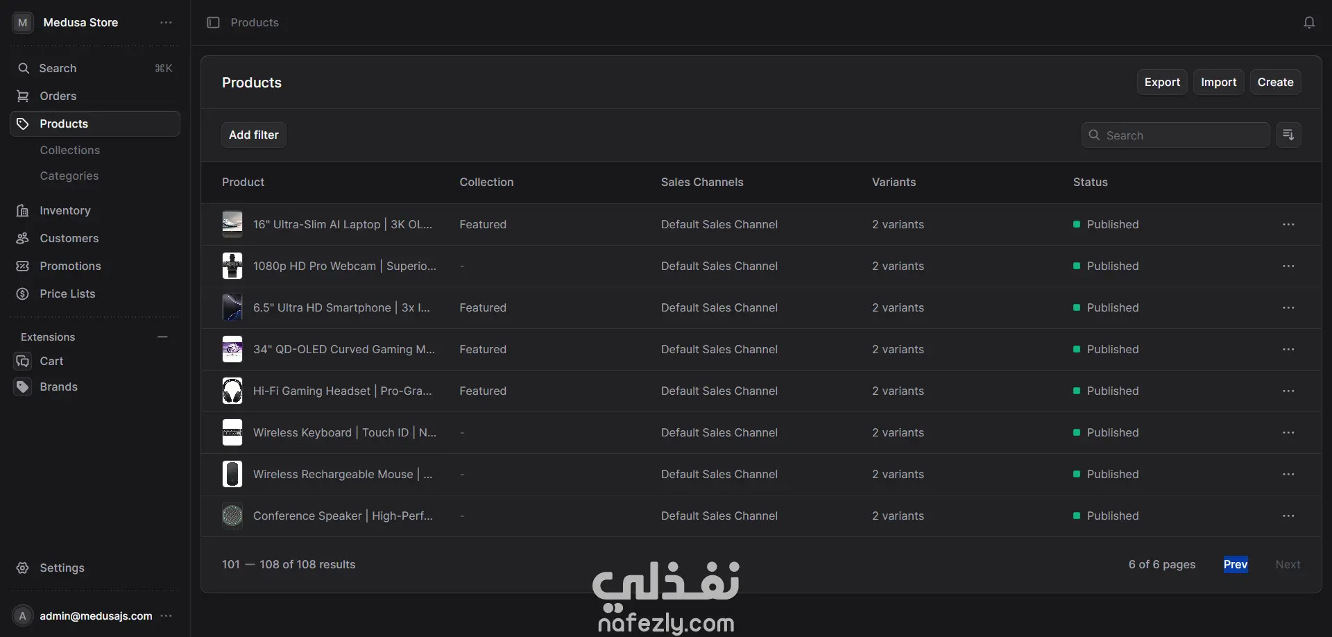 نظام متكامل للتجارة الإلكترونية وإدارة الشركات