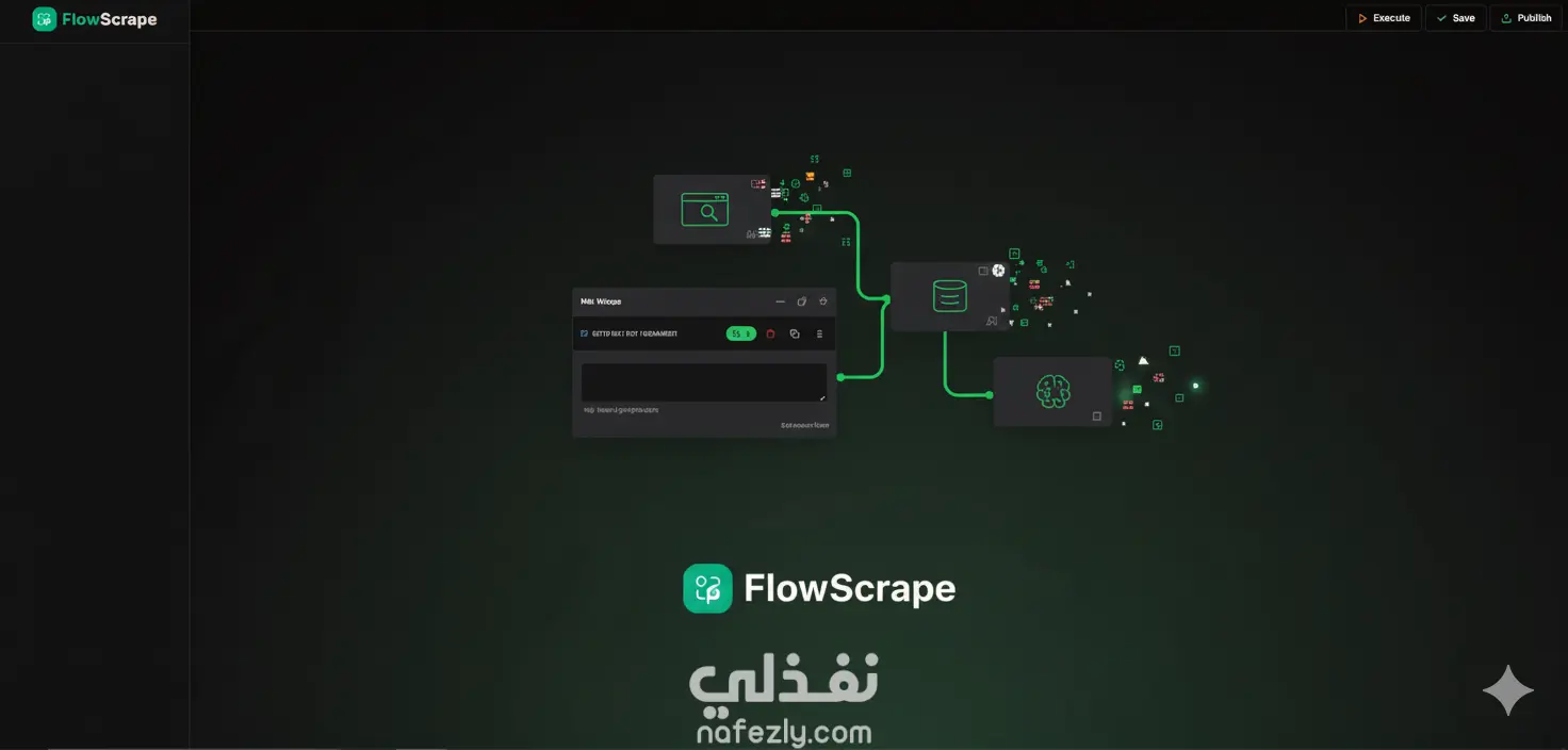 تطوير منصة FlowScrape لأتمتة واستخراج البيانات من المواقع