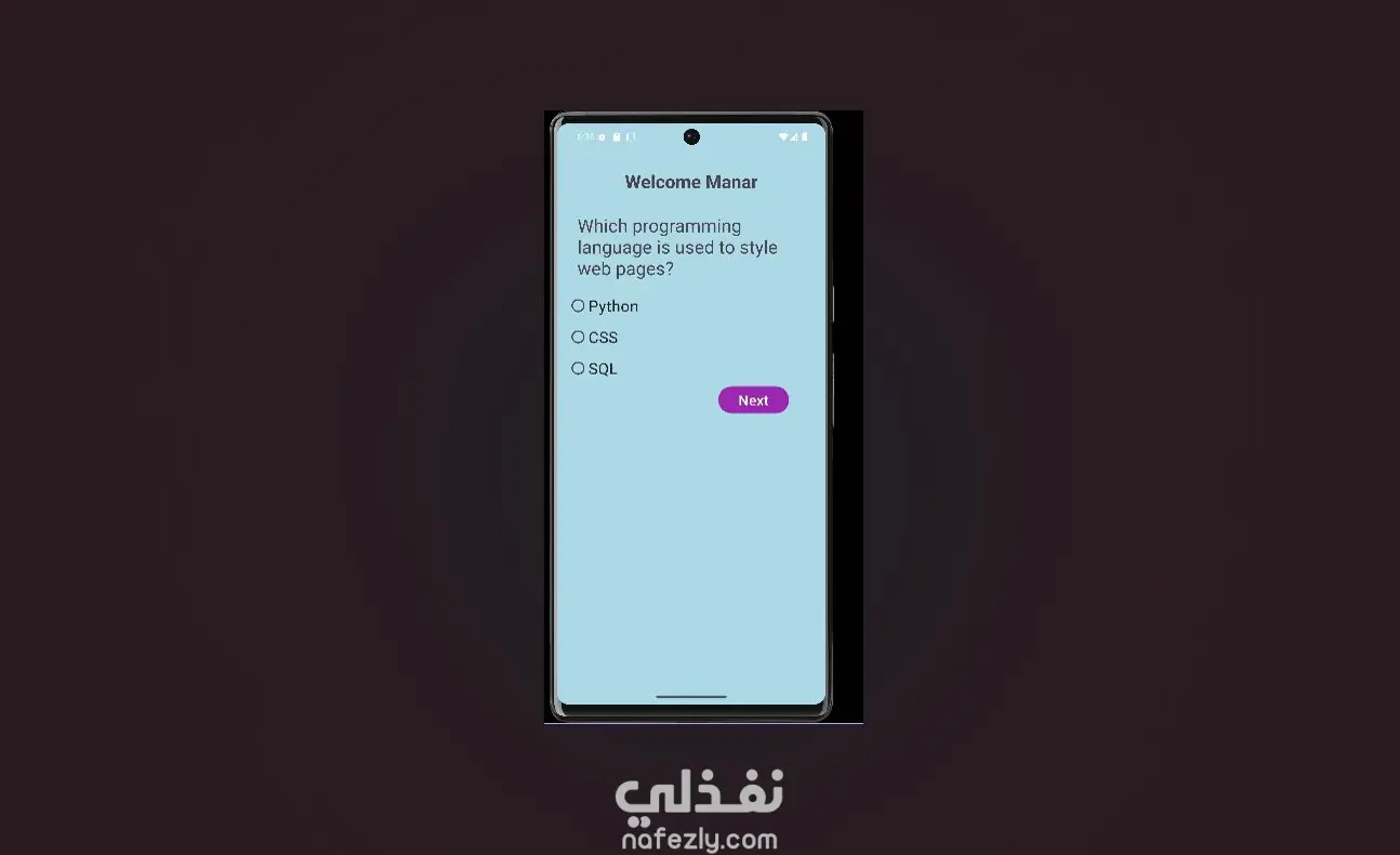 Dynamic quiz App