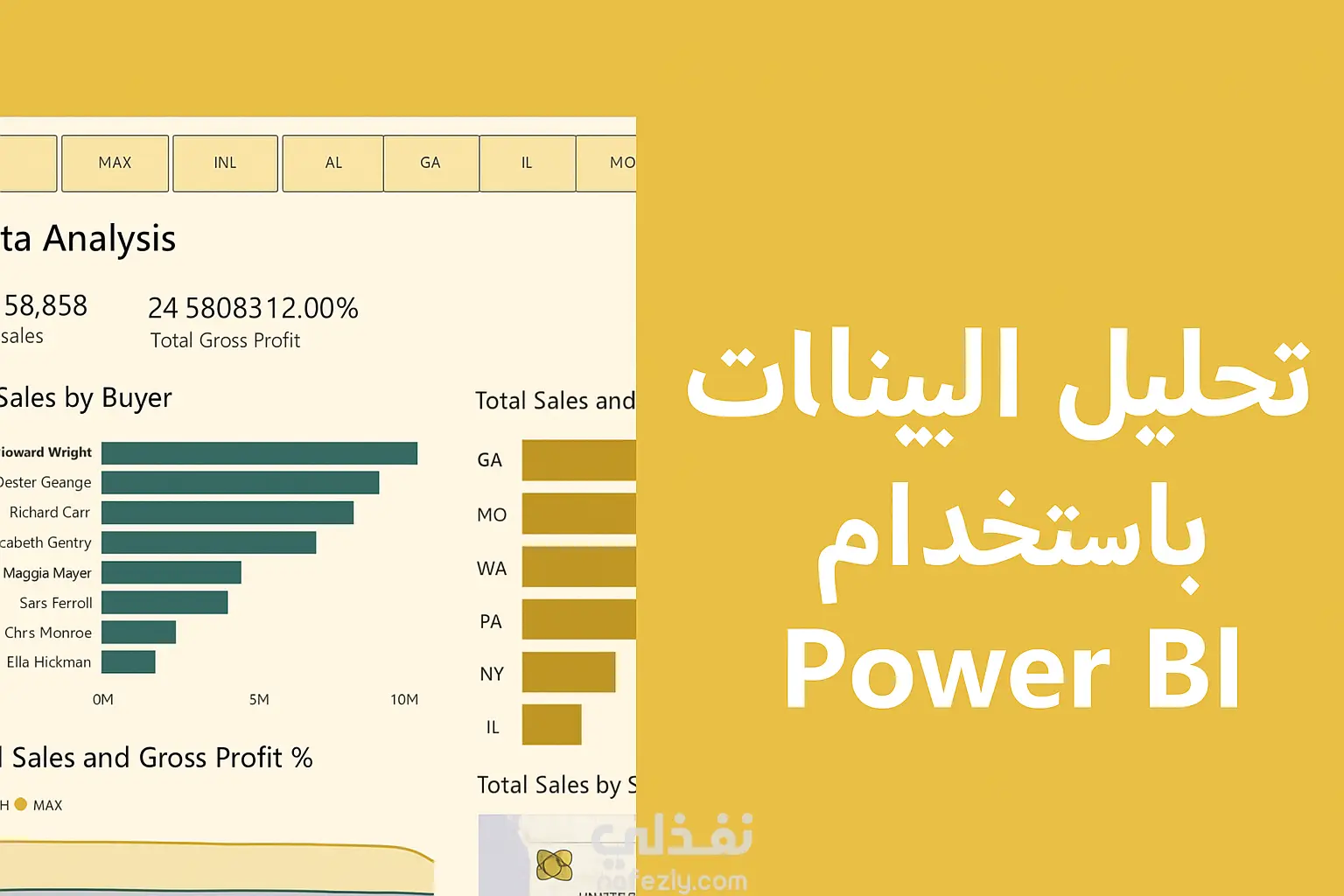 تحليل أداء المبيعات والأرباح لسلاسل التجزئة (H&M و MAX) عبر الولايات والفئات الزمنية