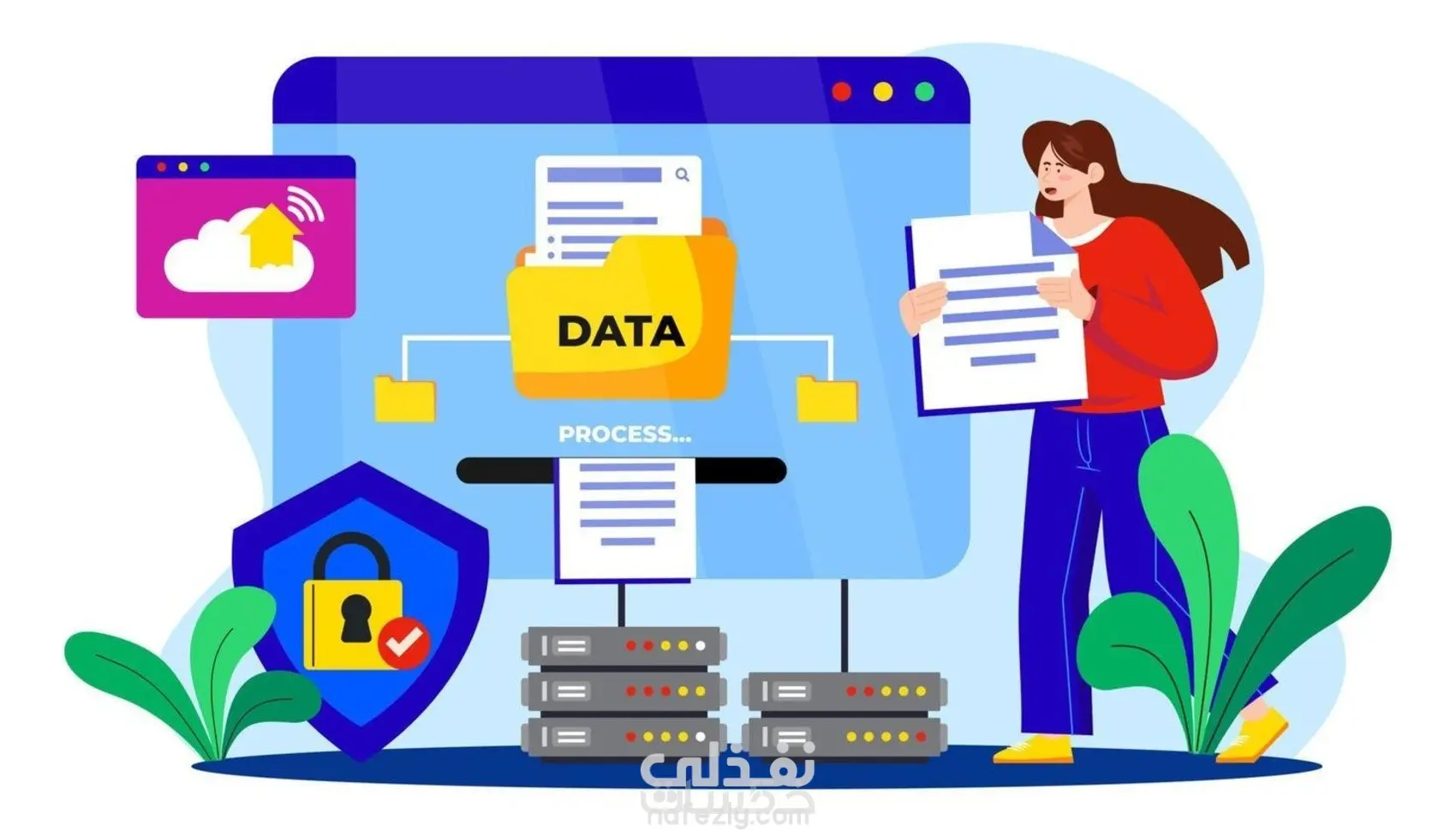 برنامج وواجهة إدخال وتعديل بيانات